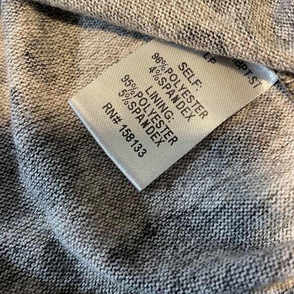 Leopard Large Petite Long Sleeve Top Faux Suede Elbow Pink Clover Shirt - Picture 4 of 8